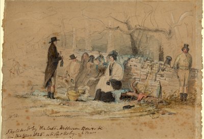 De Rokeby-picknick, 1825 door William Bewick